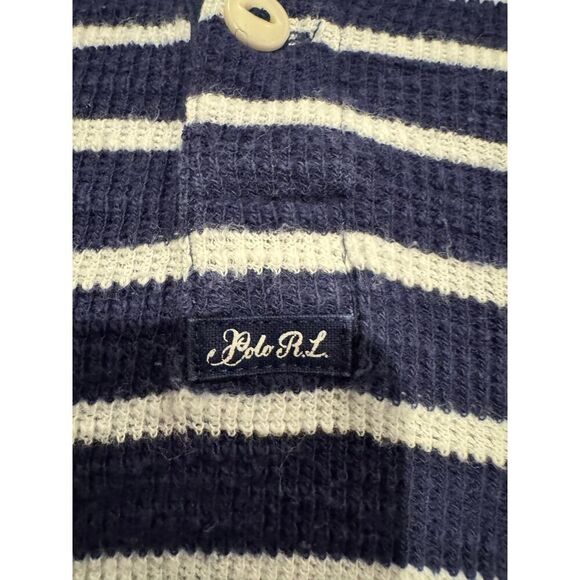 Polo Ralph Lauren Kids Navy & White Striped T-shirt‎ Size XL - Picture 4 of 5